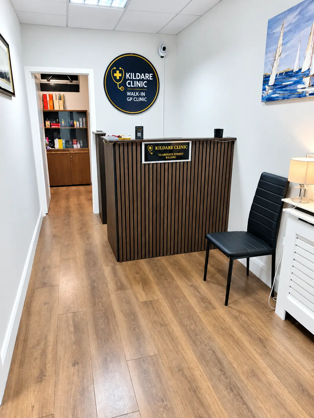 Kildare Clinic reception area